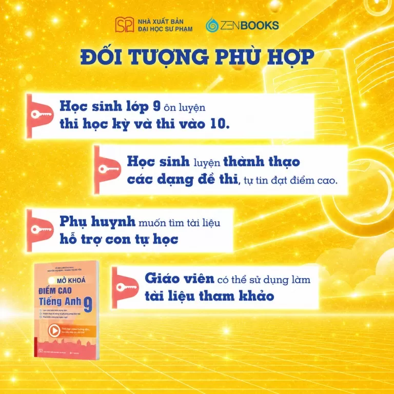 MỞ KHÓA ĐIỂM CAO TIẾNG ANH LỚP 9